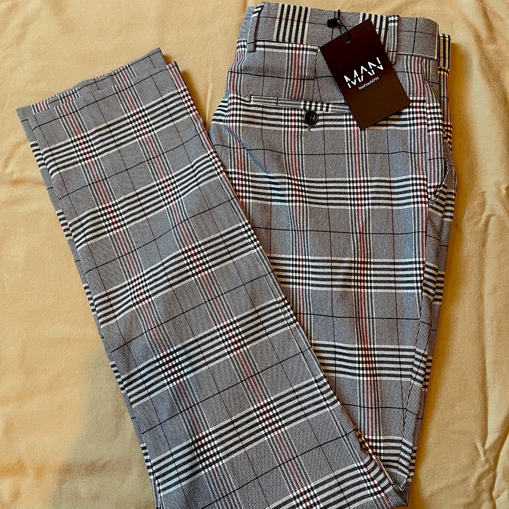 Brand New Plaid Dress Pants